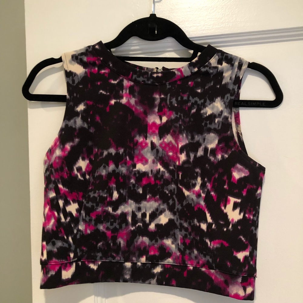Patterned Crop Top - image 1